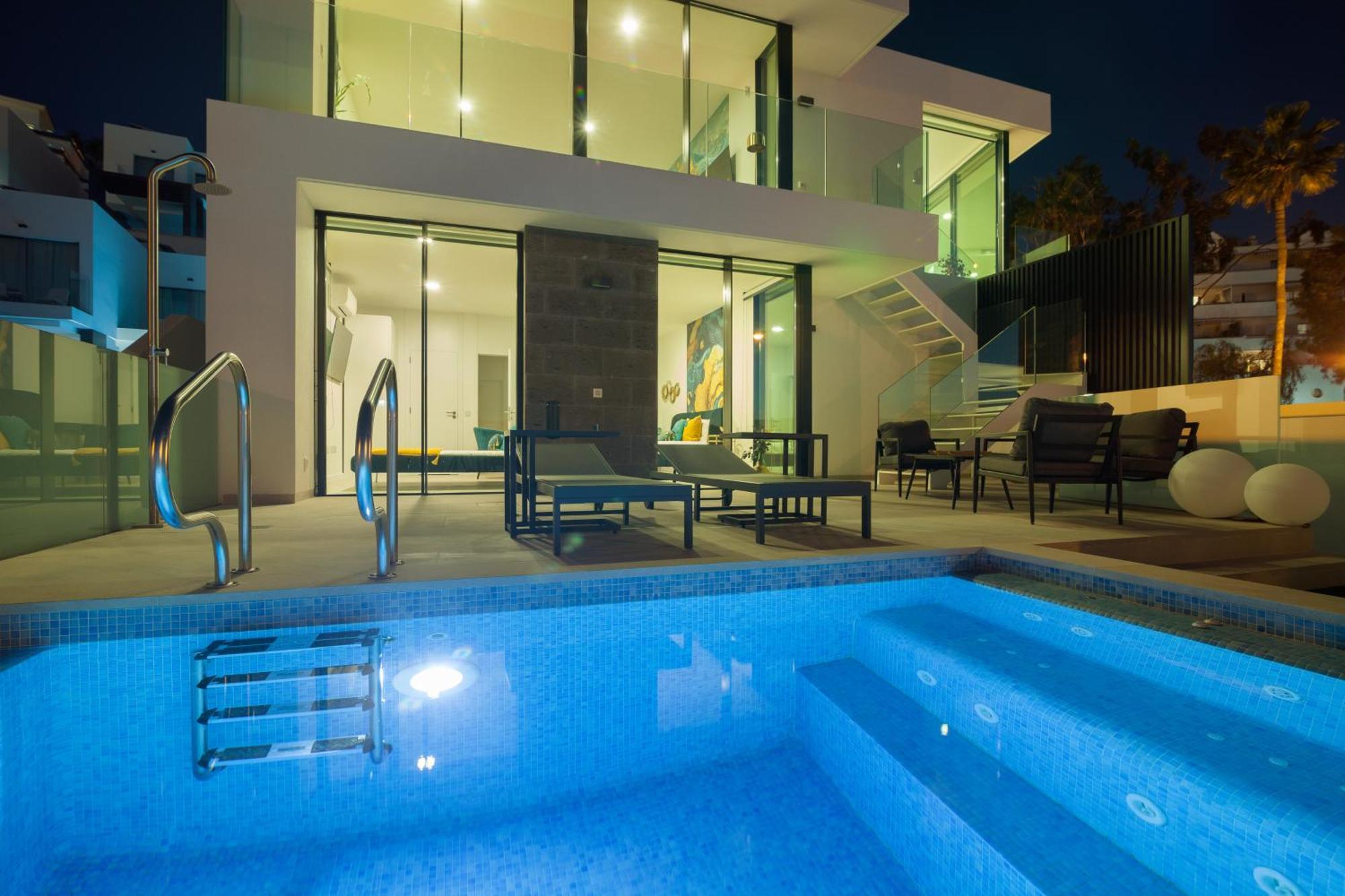 200M² New Villa B With Private, Heated Pool And Amazing Ocean View. Costa Adeje  Exteriér fotografie